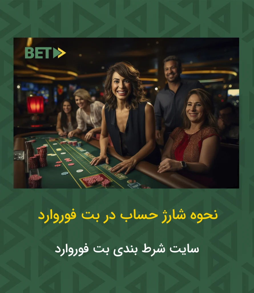 نحوه شارژ حساب در سایت شرط بندی بت فوروارد
